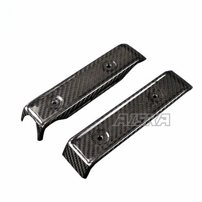 AISKA 3K Dry Carbon Fiber Motorcycle Accessories Radiator Side Panel Cover Fairings for Kawasaki Z900RS 2018-2024