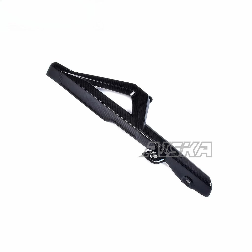 AISKA 100% 3K Pure All Dry Carbon Fiber Motorcycle Body Accessories Chain Cover Chain protection Cover for Aprilia RSV4 Tuono V4 2021-2024