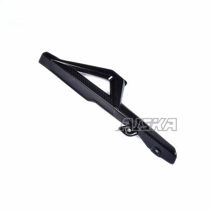 AISKA 100% 3K Pure All Dry Carbon Fiber Motorcycle Body Accessories Chain Cover Chain protection Cover for Aprilia RSV4 Tuono V4 2021-2024