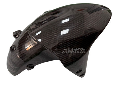 AISKA 100% 3K Dry Carbon Fiber Motorcycle Front Fender for Yamaha MT09 FZ09 2024-2025