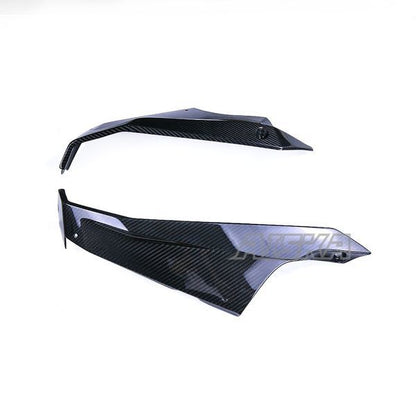 AISKA 100% 3K Dry Carbon Fiber Motorcycle Accessories Lower Bottom Belly Pan Fairing Kits for Kawasaki Ninja 400 2018-2024