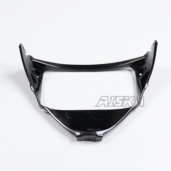 AISKA 100% 3K Carbon Fiber Motorcycle Front Lower V-Panel Radiator Guard Cover for Suzuki GSX1300 R Hayabusa Gen2 2008-2020