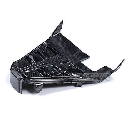 AISKA 100% 3K Twill Glossy Dry Carbon Fiber Lower Radiator Surround Cover for Aprilia RS457 2023 2024 2025