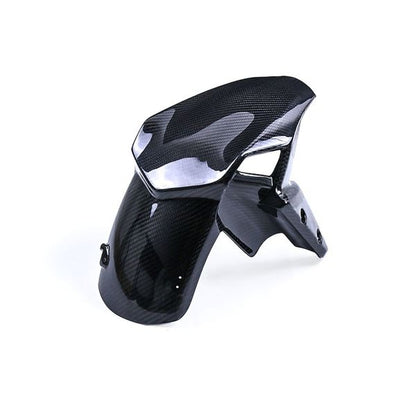 AISKA 100% 3K Dry Carbon Fiber Motorcycle Accessories Front Wheel Mudguard Hugger Fender for Kawasaki Z900 2017 2018 2019