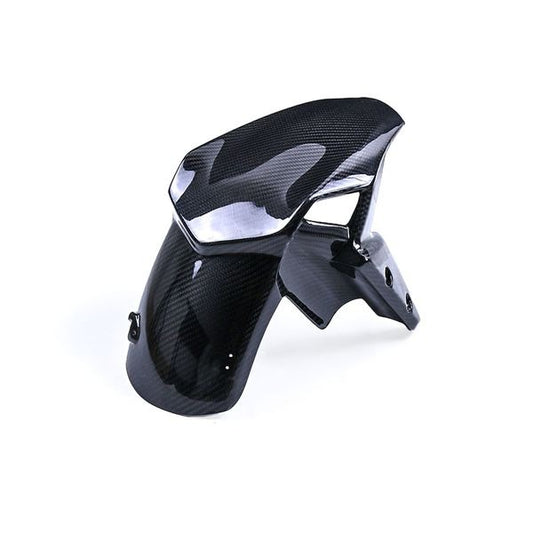 AISKA 100% 3K Dry Carbon Fiber Motorcycle Accessories Front Wheel Mudguard Hugger Fender for Kawasaki Z900 2017 2018 2019