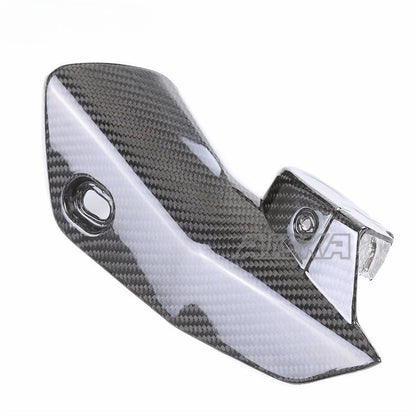 AISKA 100% Dry Carbon Fiber Motorcycle Muffler Exhaust Pipe Heat Shield Cover for BMW R1250RS R 1250 RS 2021-2023