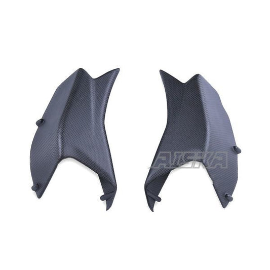 AISKA Carbon Fiber Lower Winglets Side Fixed Wing Air Deflector For DUCATI Multistrada V4 V4S Sport Motorcycle Parts Fairing Kit