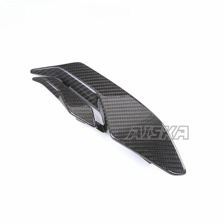 AISKA 100% 3K Carbon Fiber Motorcycle Right Side Fins Cover Mid Frame Panel Fairing for BMW S1000RR 2023 2024