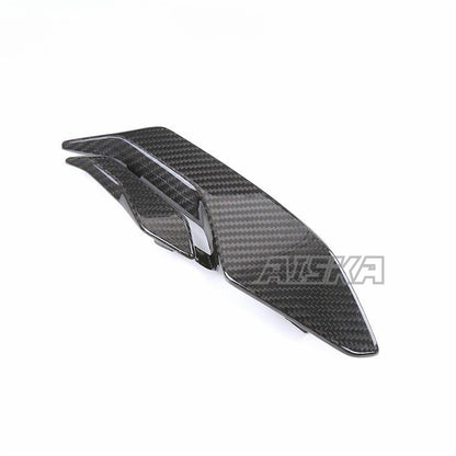 AISKA 100% 3K Carbon Fiber Motorcycle Right Side Fins Cover Mid Frame Panel Fairing for BMW S1000RR 2023 2024