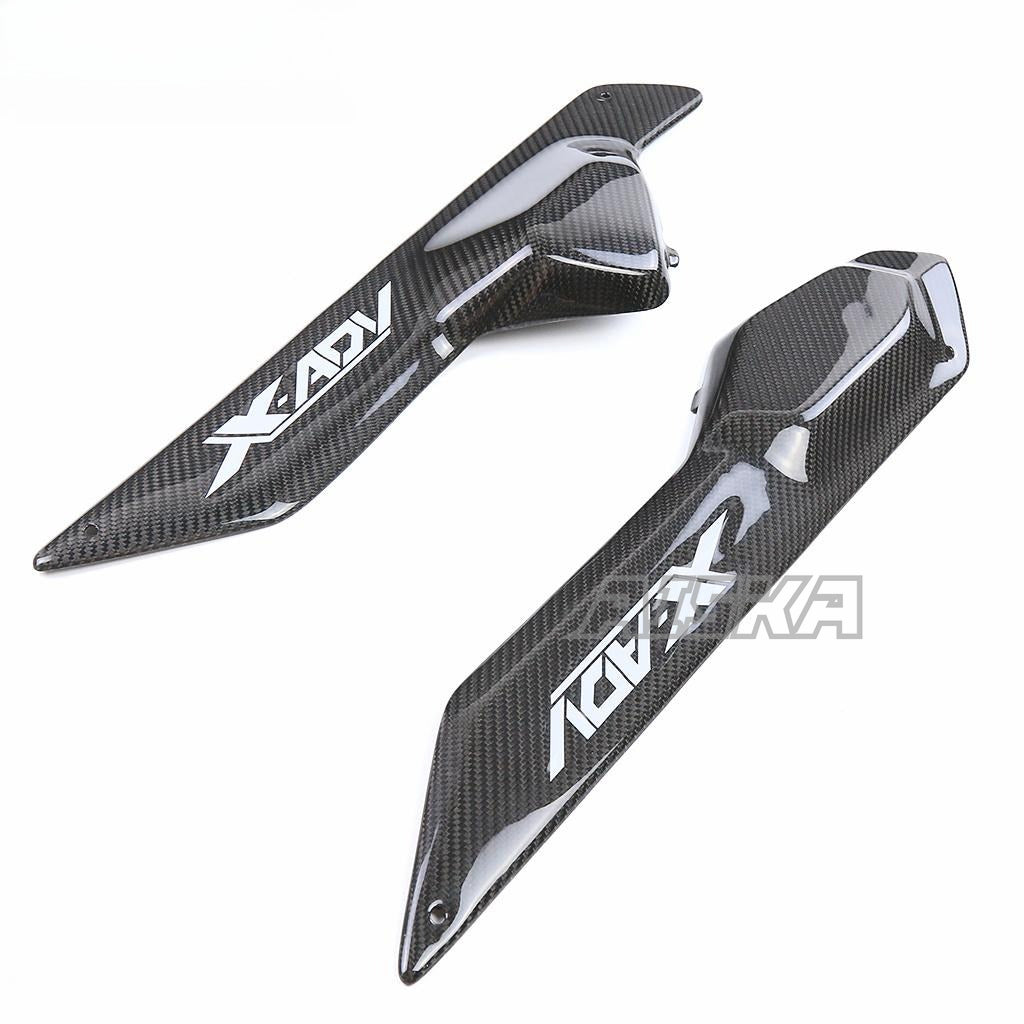 AISKA 3K Full Dry Carbon Fiber Motorcycle Accessories Footrest Side Panels Side Trim Covers for Honda XADV 750 2017 2018 2019