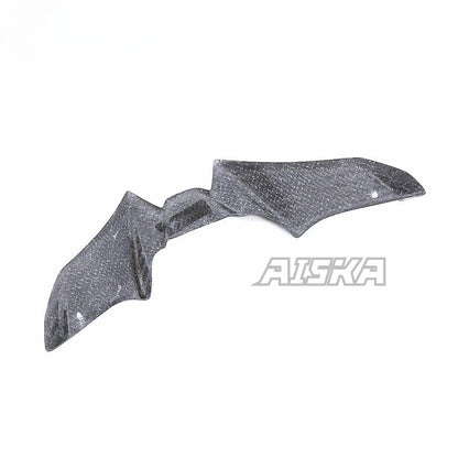 AISKA Motorcycle Carbon Fiber Front Beak Extension Cover Wing Spoiler for Yamaha MT09 FZ09 2021-2023