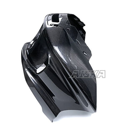 AISKA Carbon 3K Dry Carbon Fiber Motorcycle Front Headlight Fairings for Harley Davidson Softail Low Rider S ST 2022-2025