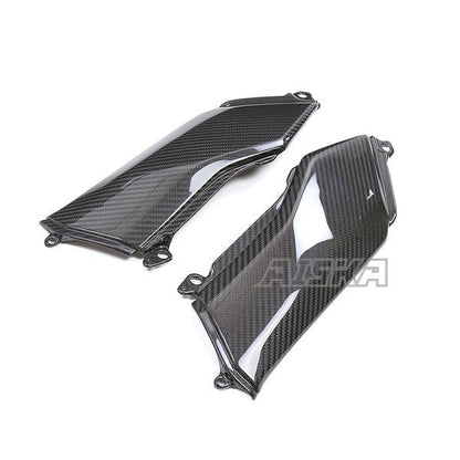 AISKA 3K Dry Carbon Fiber Motorcycle Accessories Fuel Tank Side Cover Fairing Cowling Side Panels for Kawasaki Z900 2020-2024
