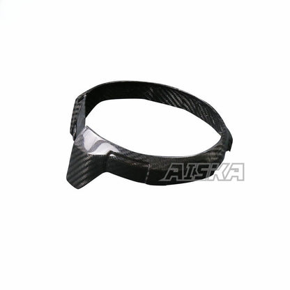AISKA Motorcycle 3K Dry Carbon Fiber Front Headlamp Headlight Ring Cover Trim for Honda CB650F CBR650F 2014 2015 2016 2017 2018
