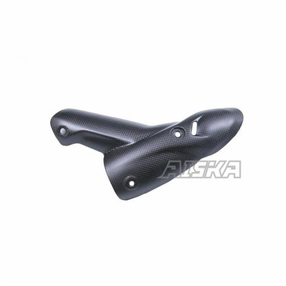 AISKA 3K 3*3 Carbon Fiber Motorcycle Accessories Exhaust Pipe Cover for Ducati Monster 937 2021+