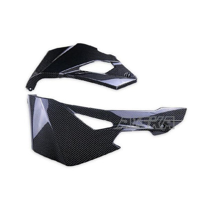 AISKA 3K Dry Carbon Fiber Motorcycle Accessories Lower Belly Pan Fairing Cowl for Kawasaki Ninja ZX-25R 2020-2024