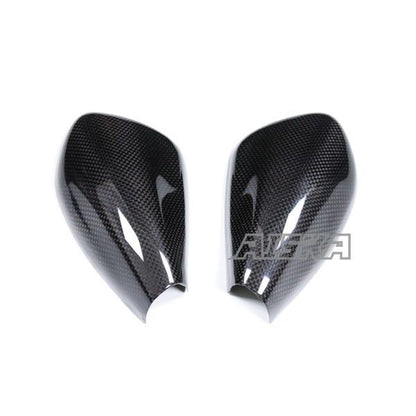 AISKA 100% 3K Dry Carbon Fiber Motorcycle Mirror Covers for Yamaha MT09 FZ09 2024-2025