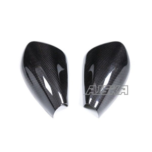 AISKA 100% 3K Dry Carbon Fiber Motorcycle Mirror Covers for Yamaha MT09 FZ09 2024-2025