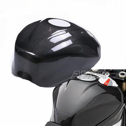 AISKA Twill Weave Glossy 3K 3*3 Motorcycle Carbon Fiber Full Fuel Gas Tank Cover for BMW S1000RR 2019-2022 M1000RR
