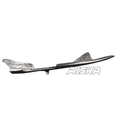 AISKA 3K Dry Carbon Fiber Motorcycle Chain Guard Cover for Kawasaki Ninja ZX-6R 2009-2025
