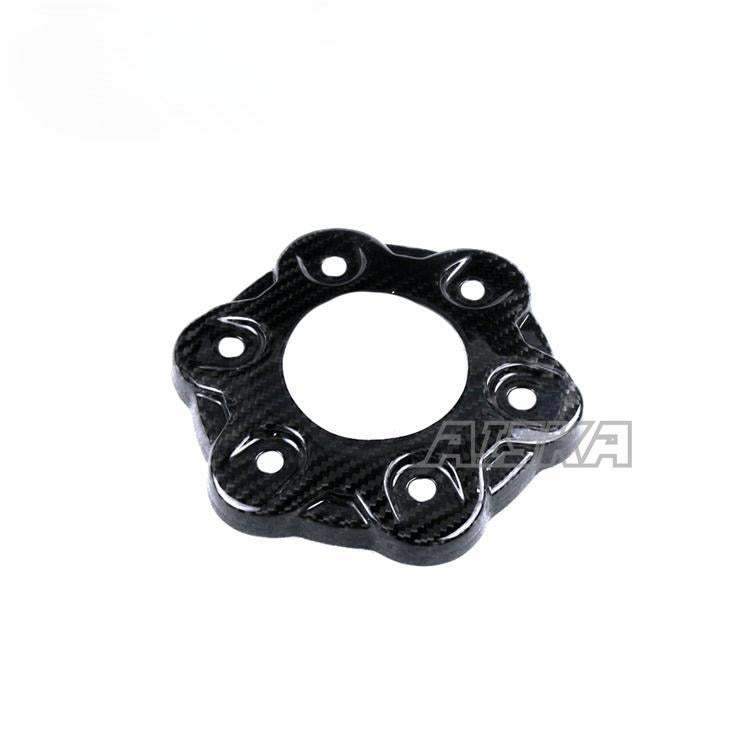 AISKA Panigale V4 Gear Protective Cover 3K 3*3 Carbon Fiber Motorcycle Modified Gear Cover for Ducati Panigale V4 V4S V4R 2018-2024