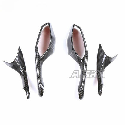 AISKA Mirror Cover Fairing Parts Kits Motorcycle Carbon Fiber Rearview Mirror Covers for Yamaha R1 R1M 2020-2025