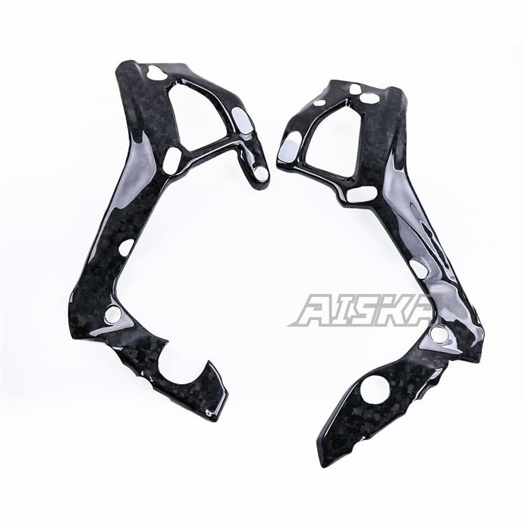 AISKA 100% 3K Carbon Fiber Motorcycle Frame Cover Fairing Guard Protector for BMW S1000RR S1000R M1000RR M1000R 2019-2024