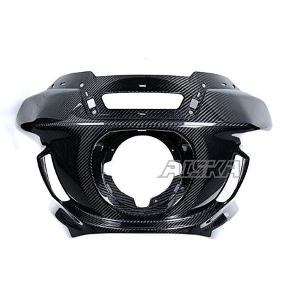 AISKA Carbon 3K Dry Carbon Fiber Motorcycle Front Headlight Fairings for Harley Davidson Softail Low Rider S ST 2022-2025