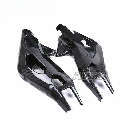 AISKA Wholesale 100% Dry Carbon Fiber Motorcycle Fairings Rear Swingarm Covers for BMW S1000XR 2020-2024