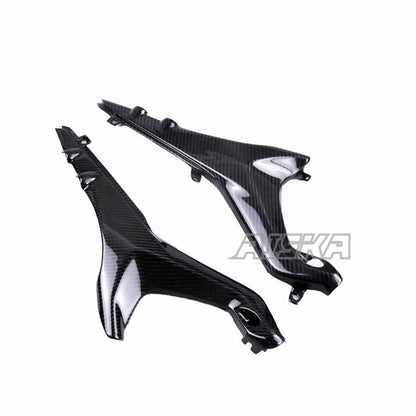 AISKA Twill Weave 100% 3K Full Carbon Fiber Motorcycle Seat Side Panel Fairing for DUCATI Streetfighter V4 V4S 2019-2023