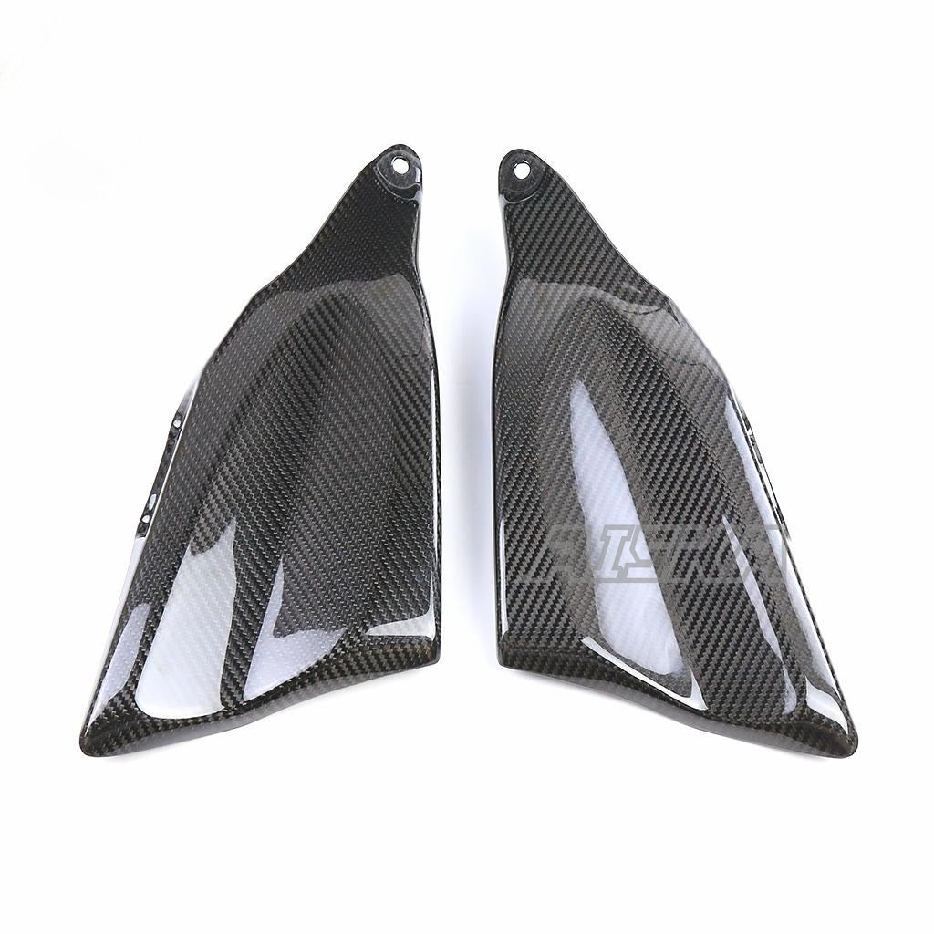 AISKA Carbon Fiber Motorcycle Fairing Frame Trim Cover Protector Guard Side Infill Panel for Yamaha MT09 FZ09 2021-2023