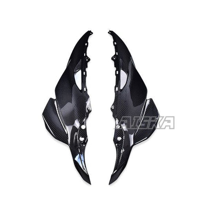 AISKA 3K Dry Carbon Fiber Motorcycle Accessories Front Upper Side Fairings for Kawasaki Ninja ZX10R ZX-10R 2016-2020