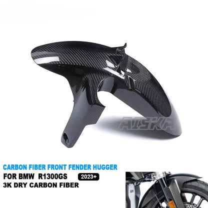 AISKA R1300GS Carbon Parts 100% Full 3K Dry Carbon Fiber Motorcycle Front Fender Hugger Mudguards for BMW R1300GS 2023 2024