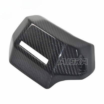 AISKA Motorcycle Carbon Fiber Water Cooler Cover Radiator Water Coolant Case Cover Fairing for Yamaha MT07 FZ07 2018-2022