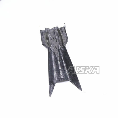 AISKA 100% 3K Pure All Dry Carbon Fiber Motorcycle Body Accessories Rear Seat Lower Cover Plate Fairing for Aprilia RSV4 Tuono V4 2021+