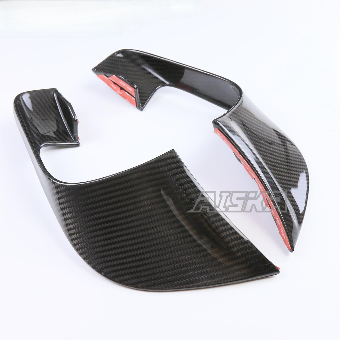 AISKA Motorcycle 3K Full Carbon Fiber Fairing Accessories Wing Deflector Fixed Wing Cover Winglets for Yamaha R7 2022 2023 2024