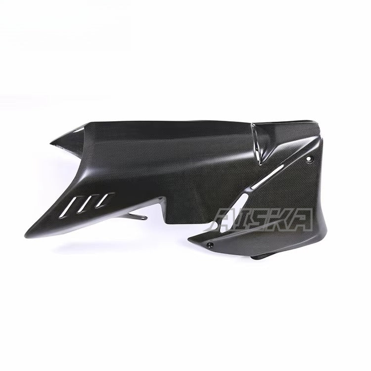 AISKA Motorcycle  100% Carbon Fiber Side Under Fairing Panel Belly Pan Panel Cowl Fairing for Panigale V4 V4S 2022 2023