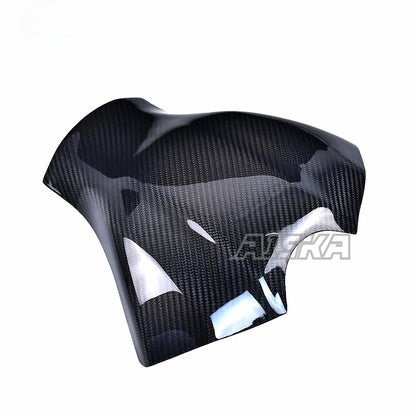 AISKA 100% Full 3K Dry Carbon Fiber Accessories Motorcycle Fuel Gas Tank Cover for Yamaha YZF-R1 R1M 2015-2019