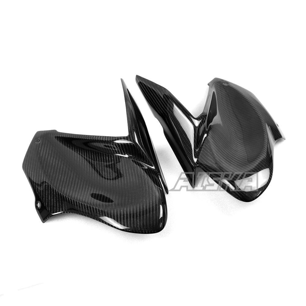 For Kawasaki Z900 Carbon Fiber Front Tank Covers Trim Guards Side Trim Protectors Panels Motorcycle Accessories 2017 2018 2019