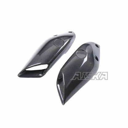 AISKA Motorcycle Body System Fairings Dry Carbon Fiber Motorcycle Front Air Intake Cover for Yamaha MT10 2022 2023 2024