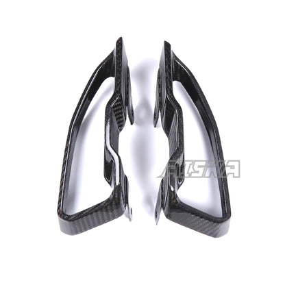 AISKA Dry Carbon Fiber Motorcycle Front Air Intakes Cover for Yamaha MT10 FZ10 2016-2021 2018 2019