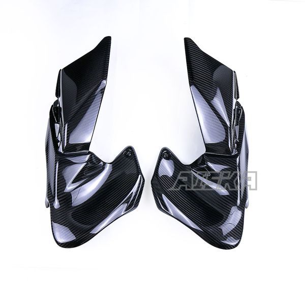 AISKA 3K Dry Carbon Fiber Motorcycle Accessories Fuel Tank Side Panels Cover Fairing Cowl for Kawasaki Z900 2020-2024 2023