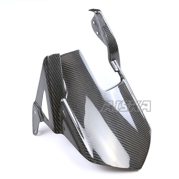 AISKA 3K Dry Carbon Fiber Motorcycle Accessories Rear Fender Hugger Mudguard for Kawasaki Z1000 2014+