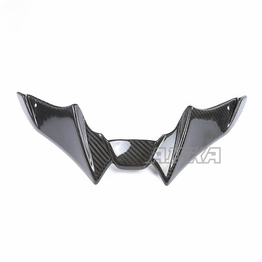 AISKA Motorcycle Carbon Fiber Front Beak Extension Cover Wing Spoiler for Yamaha MT09 FZ09 2021-2023