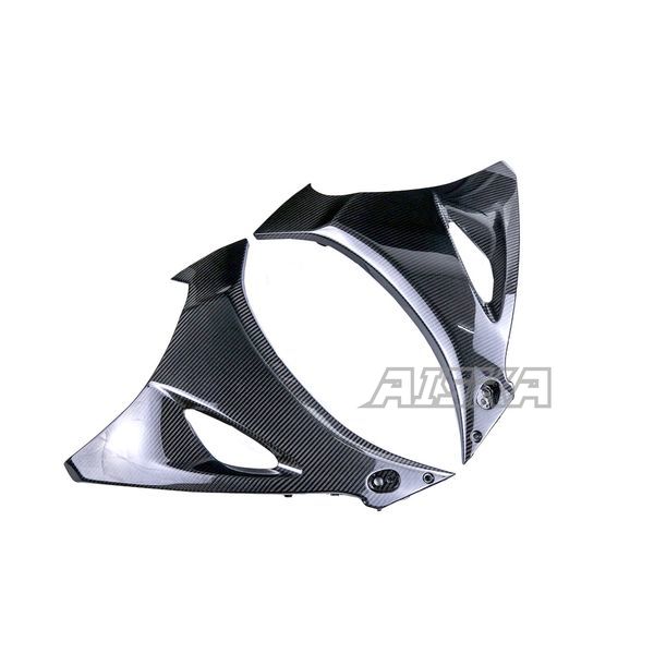 AISKA 100% 3K Dry Carbon Fiber Motorcycle  Accessories Spoiler Side Panels Fairing for Suzuki GSX-R1000 2017-2024