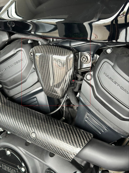 AISKA Sportster S Accessories 100% 3K Carbon Fiber Fuel Tank Lower Small Panel Cover for Harley Davidson Sportster S 1250 2021+