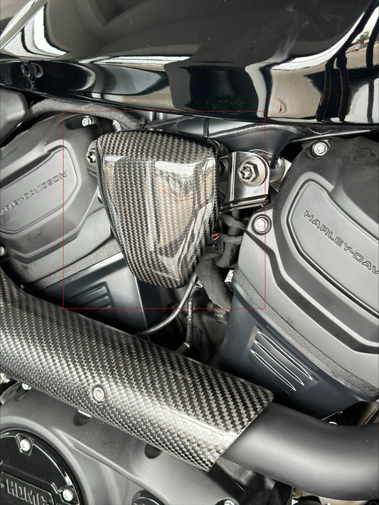 AISKA Sportster S Accessories 100% 3K Carbon Fiber Fuel Tank Lower Small Panel Cover for Harley Davidson Sportster S 1250 2021+