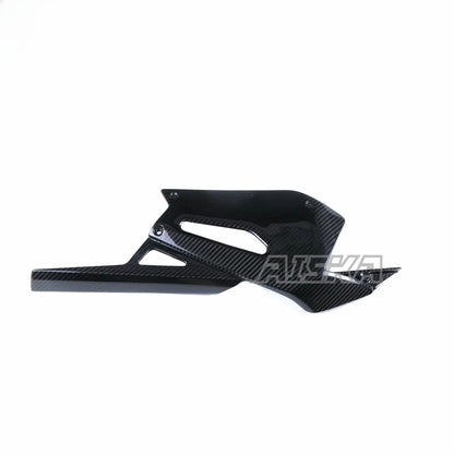 AISKA 3K Pure All Dry Carbon Fiber Motorcycle Body Accessories Chain Cover Rocker Arm Body Kit All for Aprilia RS660 2021+