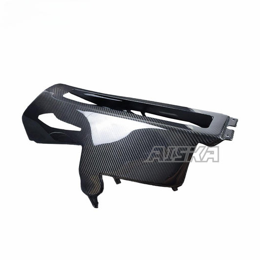 AISKA Motorcycle Carbon Fiber Belly Pan Engine Spoiler Lower Panel Fairing Cowl Cover for Yamaha R1 R1M 2015-2019