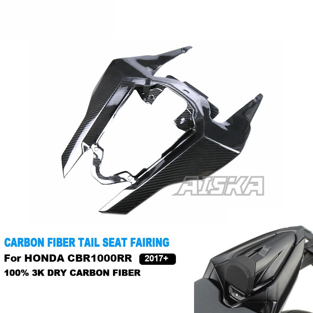 AISKA 100% 3K Full Dry Carbon Fiber Motorcycle Tail Rear Seat Upper Fairing Cowl for Honda CBR1000RR 2017-2024